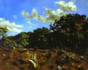 弗雷德里克巴齐耶 - Landscape at Chailly